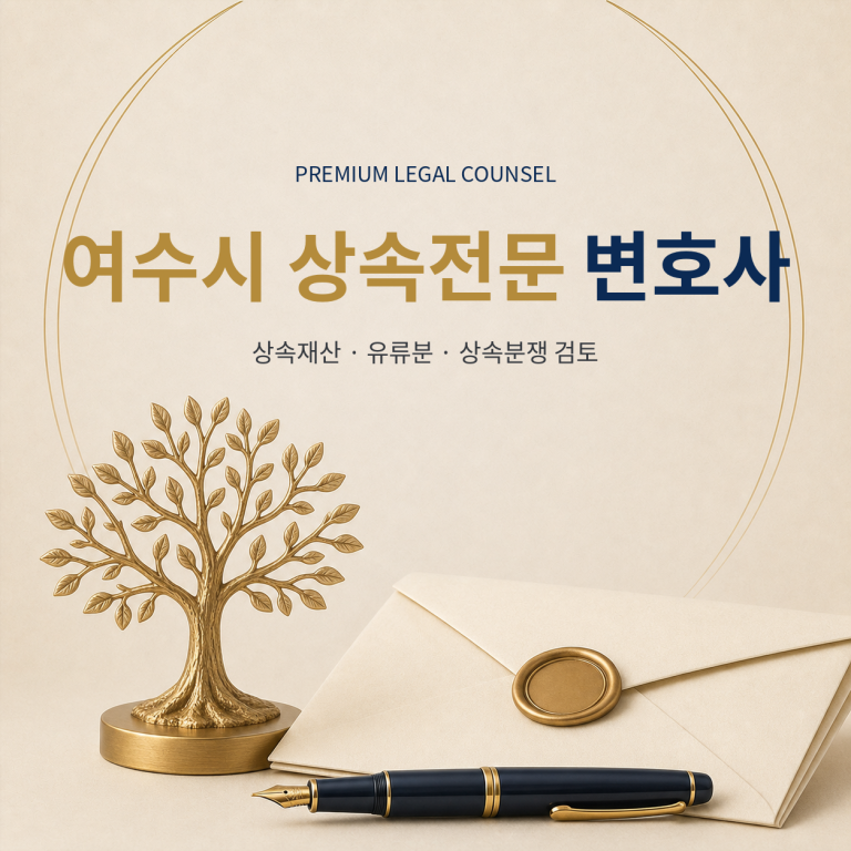 여수시 상속전문 변호사