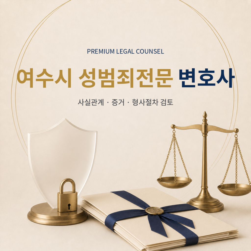 여수시 성범죄전문 변호사